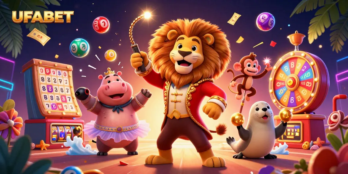 Bet on vibrant interactive scenes of UFABET with animated casino characters and exciting game elements.