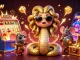 Experience the excitement of go88w with golden jackpots, Medusa, and a warrior mouse amidst thrilling casino action.