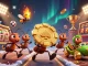 Experience the excitement of truycapgo88 as ants perform a daring heist with oversized poker chips in a whimsical setting.